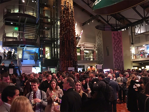 Photo: Crowd view at Geekwire Gala, December 2016. Photo by Cindy